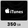 بطاقة iTunes المتجر السعودي - 350 ريال