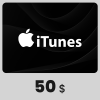 بطاقة iTunes المتجر الأمريكي - 50 دولار