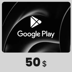 بطاقة Google Play المتجر الأمريكي - 50 دولار