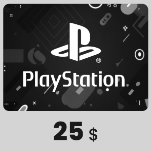 بطاقة PlayStation المتجر الأمريكي - 25 دولار
