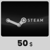 بطاقة Steam المتجر الأمريكي - 50 دولار
